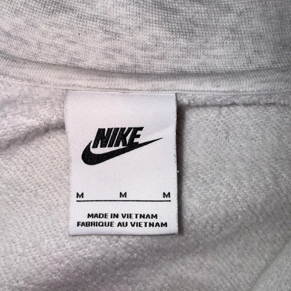 Nike Sportswear Essential Fleece 1/2 Zip Crop Sweatshirt Gray CJ2156-051 Medium